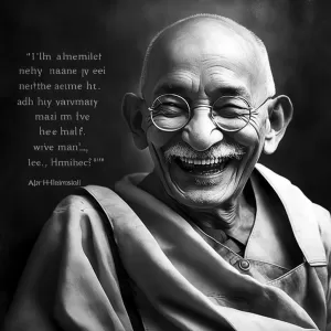 Happiness is when what you think, what you say, and what you do are in harmony. - Mahatma Gandhi